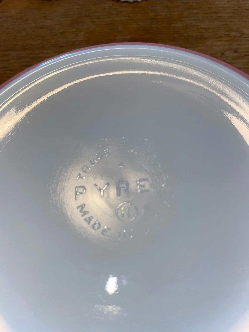 Pyrex Pink Floral Nesting Mixing Bowls with Clear Lids